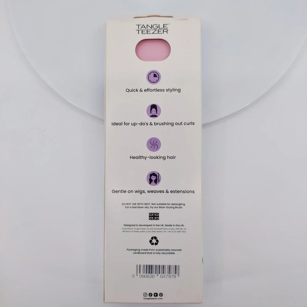 Tangle Teezer The Ultimate Styler Styling Hairbrush Pink All Hair Types